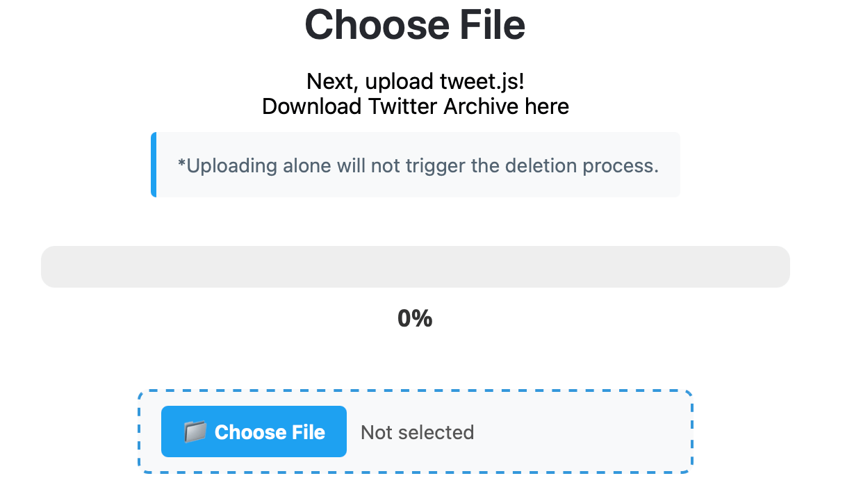 Upload Your X (Twitter) Archive